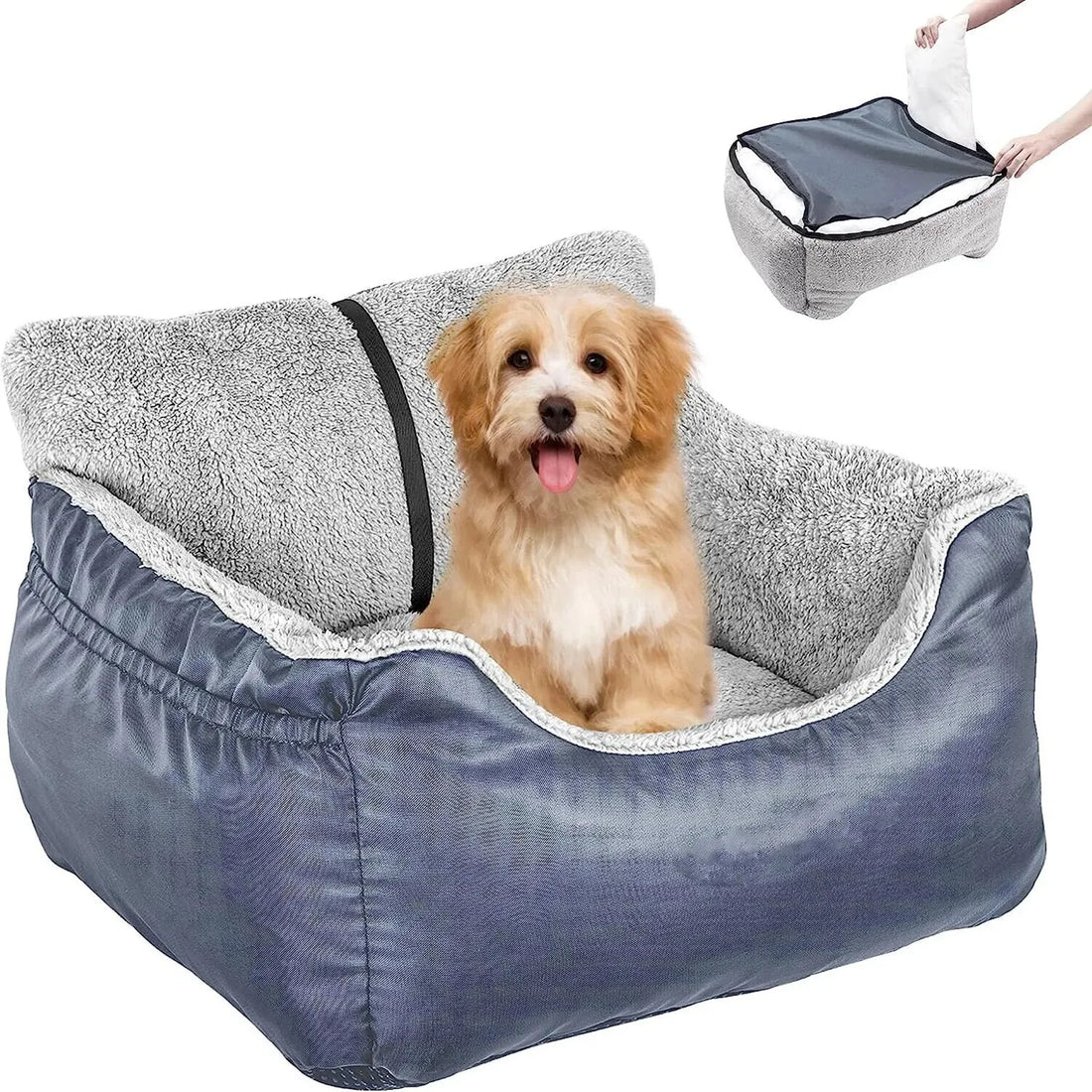 Detachable Washable Pet Car Travel Bed
